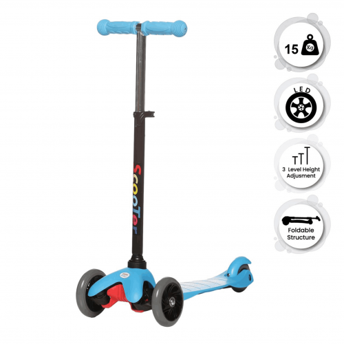 Glide Kick Scooter (Blue)