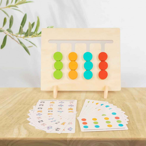 Four Color Game Wooden Montessori Toy - Color Matching Toys Online