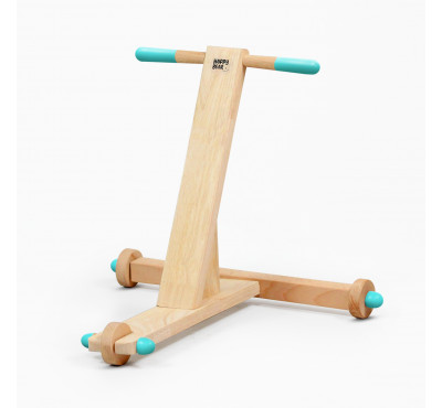 Wooden Push Wagon/ Walker - Blue